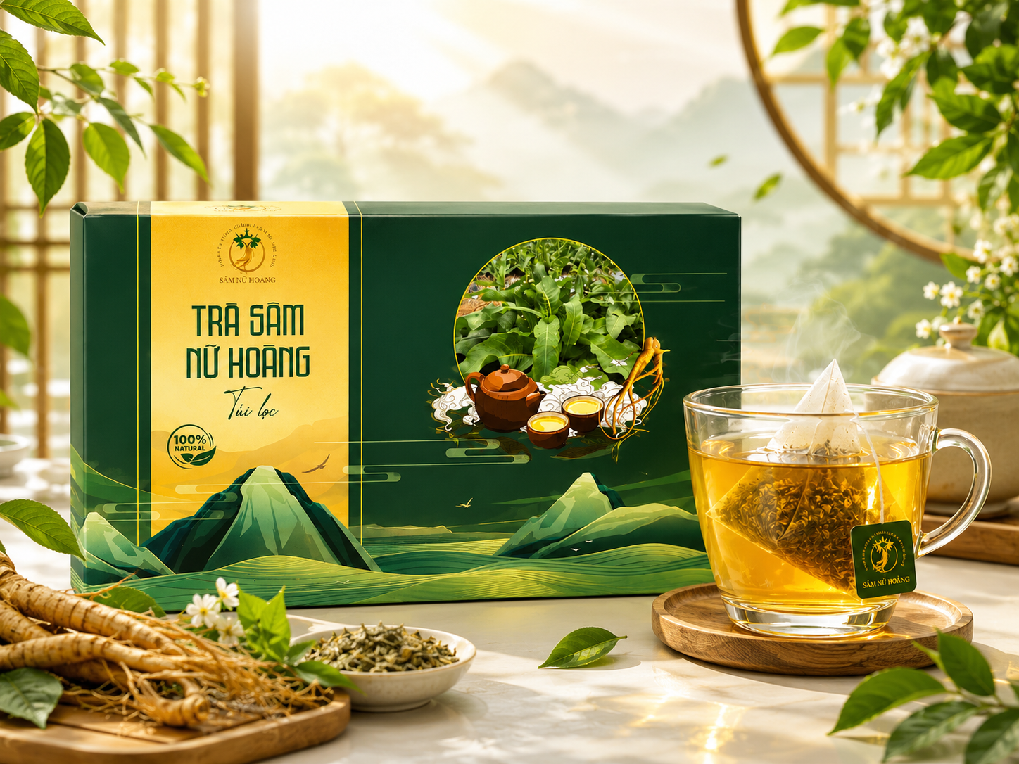 Trà sâm Nữ Hoàng cao cấp 